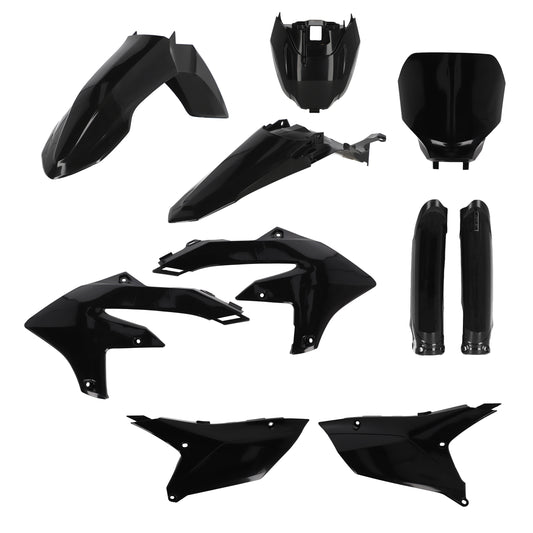 ACERBIS YAMAHA YZ250F 24-25 YZ250FX 2025 YZ450F/YZ450FX 23-25 BLACK FULL PLASTICS KIT