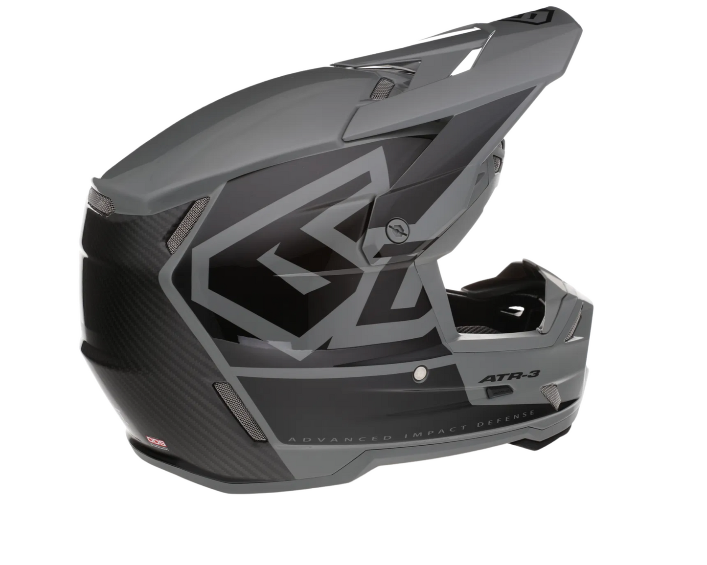 6D ATR-3 HEX GLOSS BLACK YOUTH HELMET