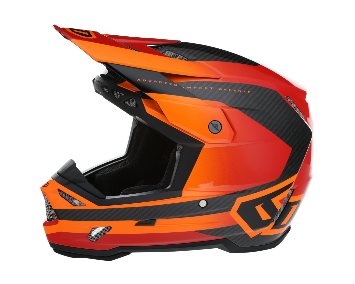 6D ATR-3 PURE GLOSS RED HELMET