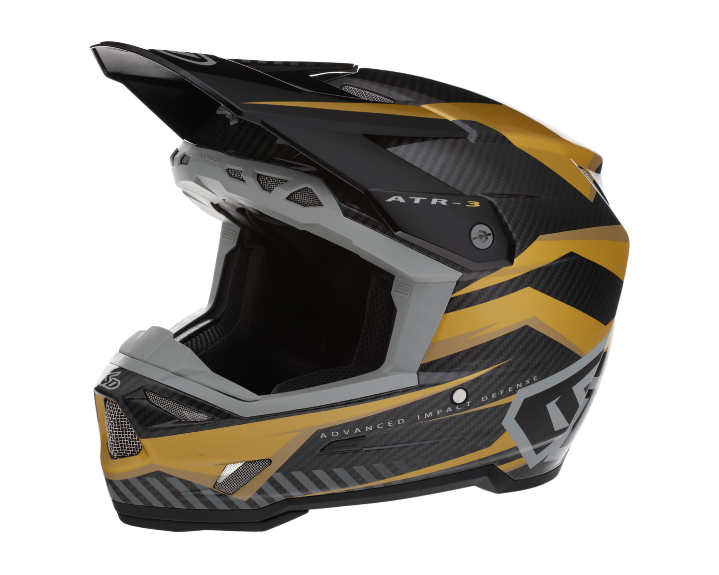 6D ATR-3 RIVAL GLOSS GOLD HELMET