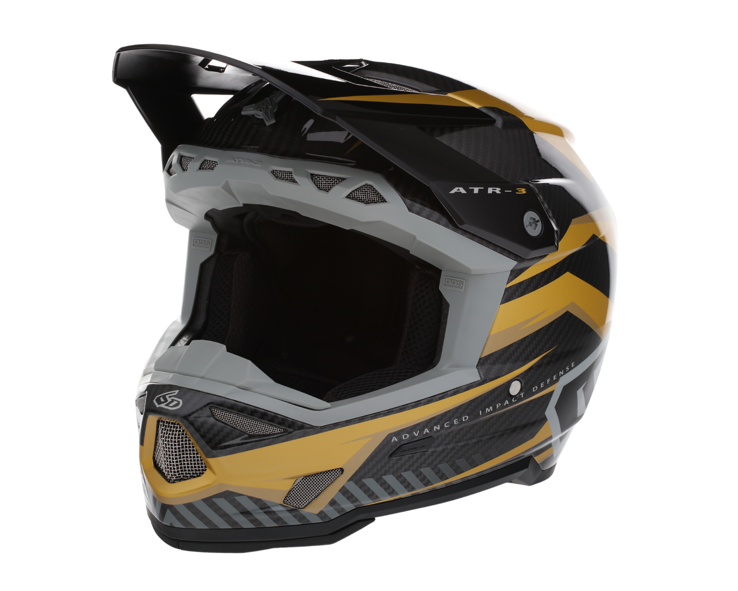 6D ATR-3 RIVAL GLOSS GOLD HELMET