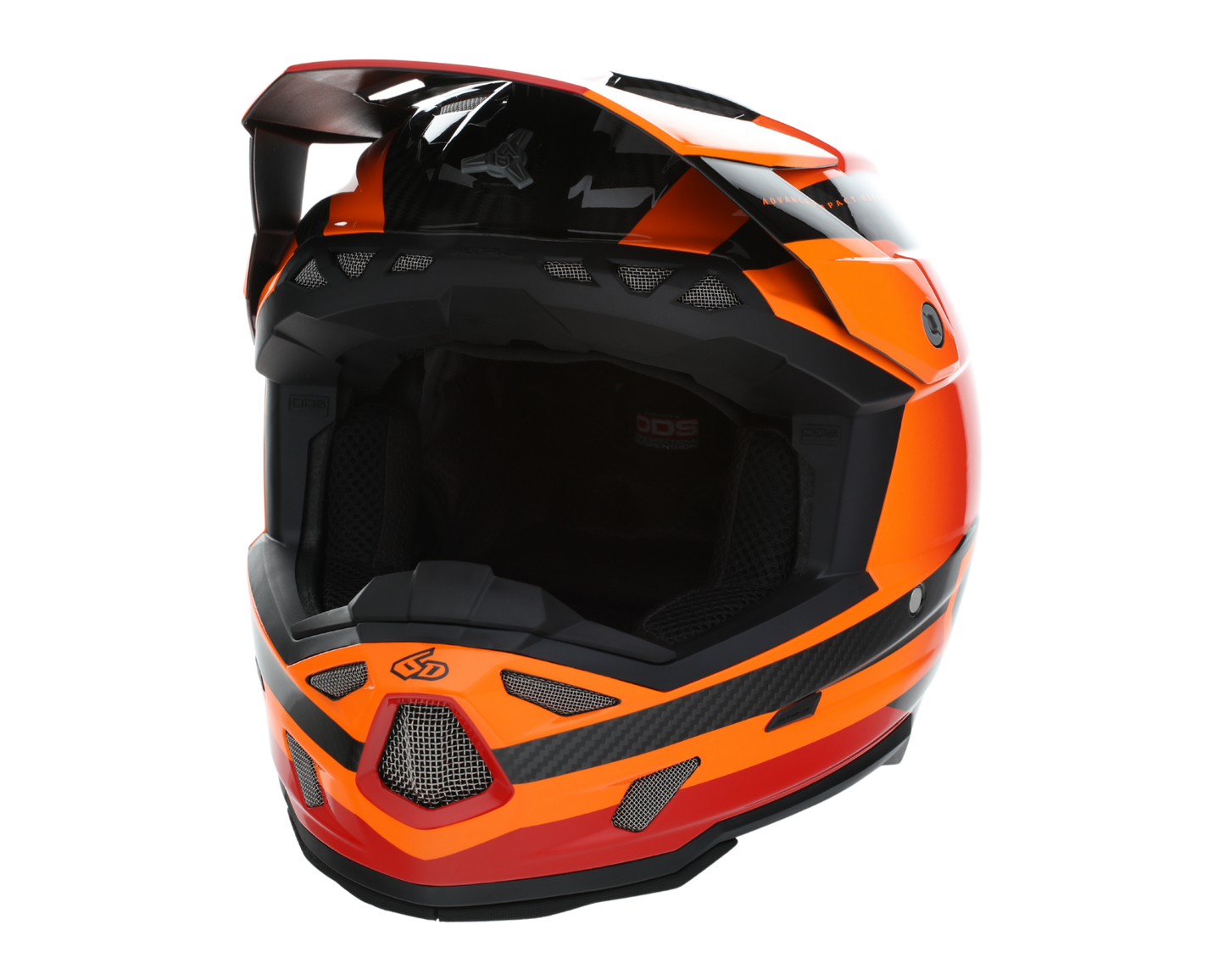 6D ATR-3 PURE GLOSS RED HELMET