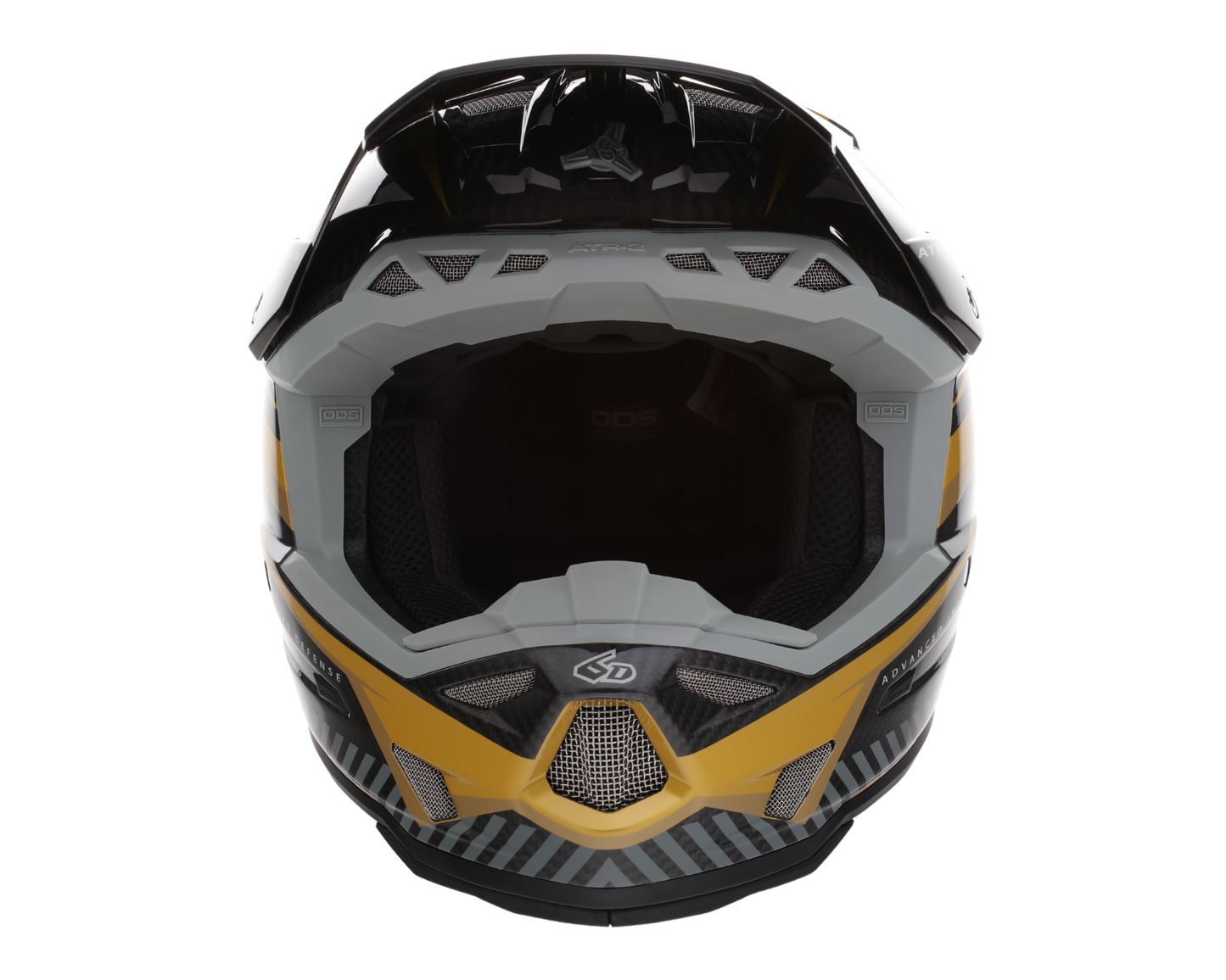 6D ATR-3 RIVAL GLOSS GOLD HELMET
