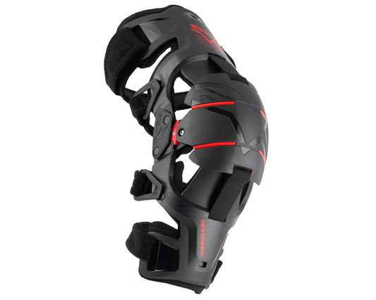 ALPINESTARS RK-1 PLASMA BLACK/RED KNEE BRACE SET