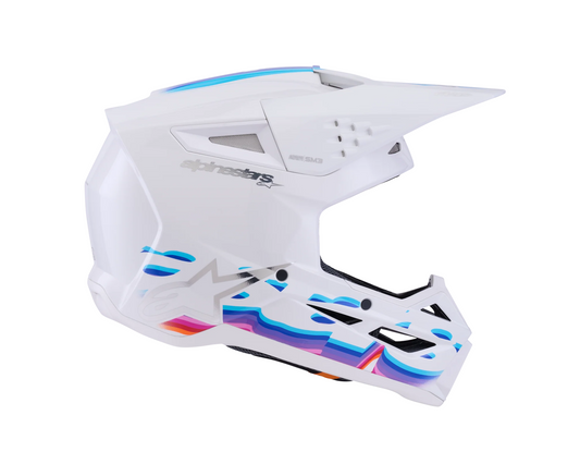 ALPINESTARS 2026 S-M3 FORCE GLOSS WHITE HELMET