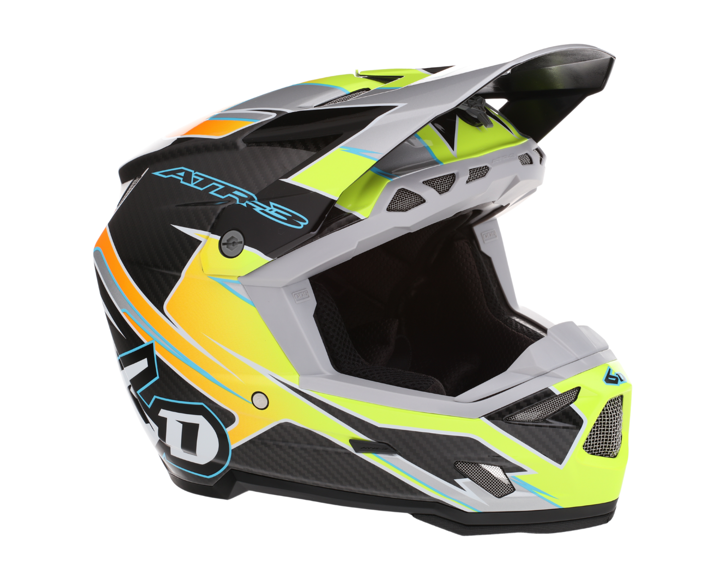 6D ATR-3 REFLEX GLOSS NEON YELLOW YOUTH HELMET