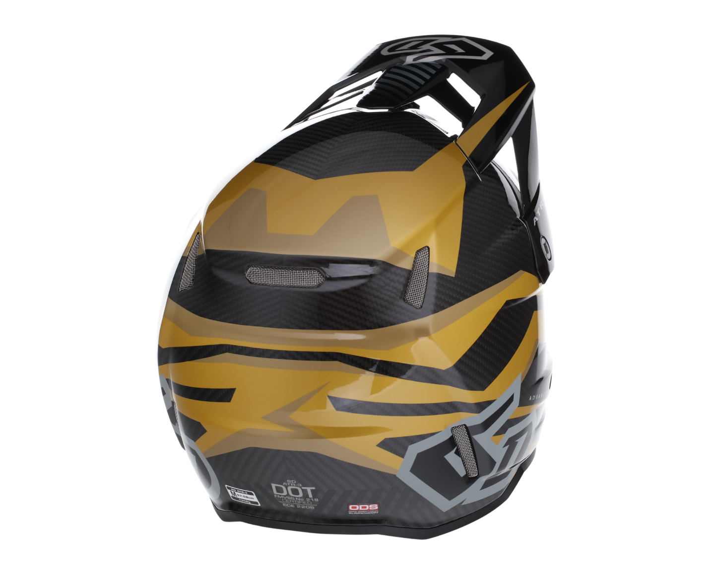 6D ATR-3 RIVAL GLOSS GOLD HELMET
