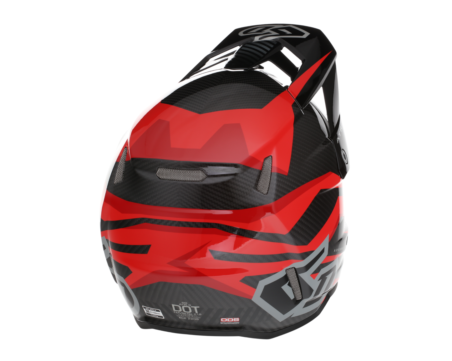 6D ATR-3 RIVAL GLOSS RED HELMET
