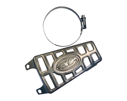 FMF YAMAHA YZ450F 18-25 YZ250F 19-25 TITANIUM KICK SHIELD / HEAT SHIELD