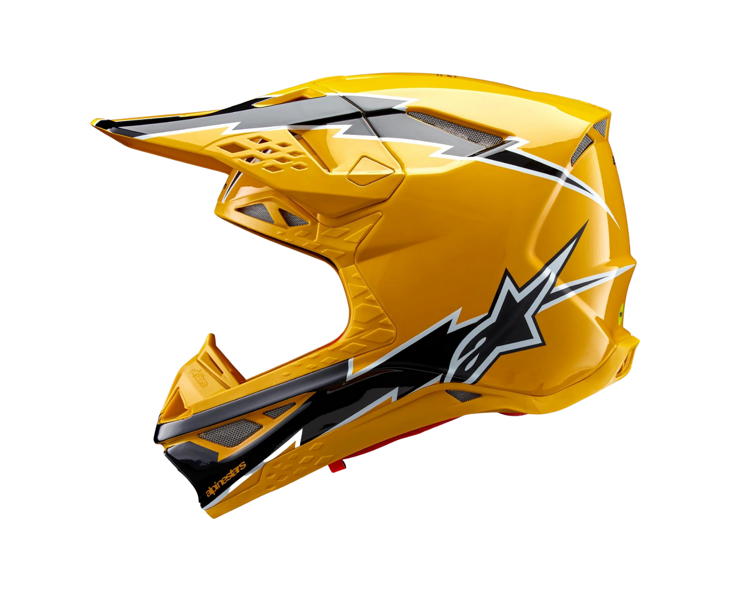 ALPINESTARS 2025 S-M10 AMPRESS BLACK/YELLOW HELMET
