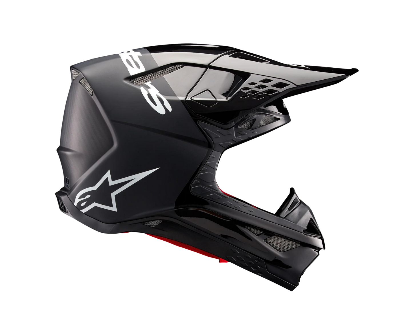 ALPINESTARS 2025 S-M10 FLOOD BLACK/DARK GREY HELMET