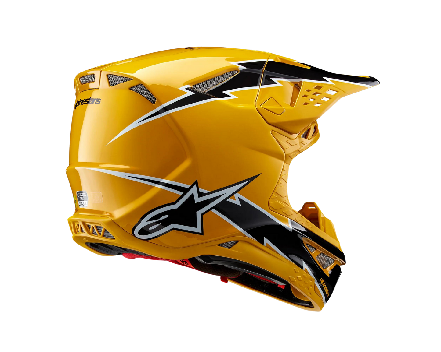 ALPINESTARS 2025 S-M10 AMPRESS BLACK/YELLOW HELMET