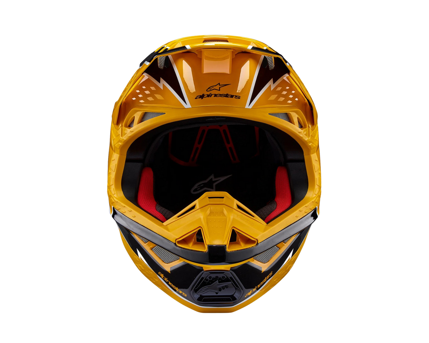 ALPINESTARS 2025 S-M10 AMPRESS BLACK/YELLOW HELMET