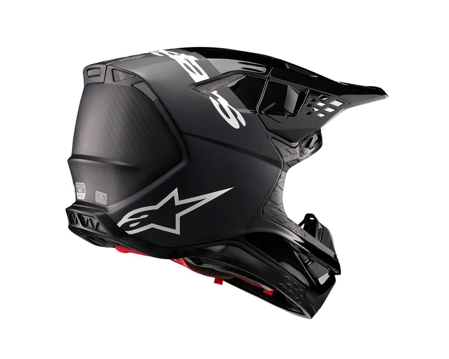 ALPINESTARS 2025 S-M10 FLOOD BLACK/DARK GREY HELMET