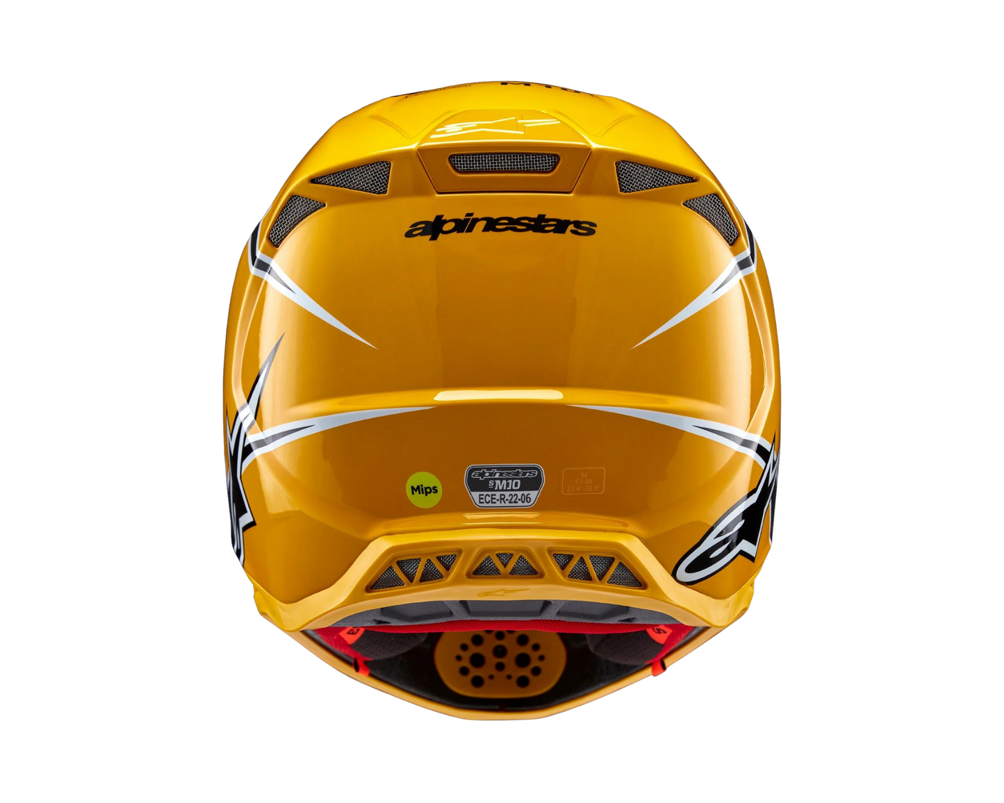 ALPINESTARS 2025 S-M10 AMPRESS BLACK/YELLOW HELMET
