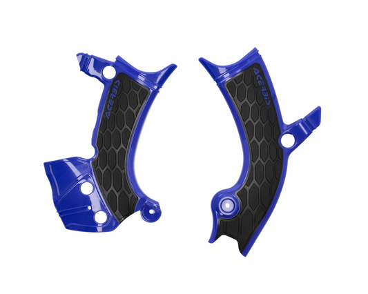 ACERBIS YAMAHA YZ450F 23-25 YZ250F/YZ450FX 24-25 YZ250FX 2025 BLUE/BLACK X-GRIP FRAME GUARD