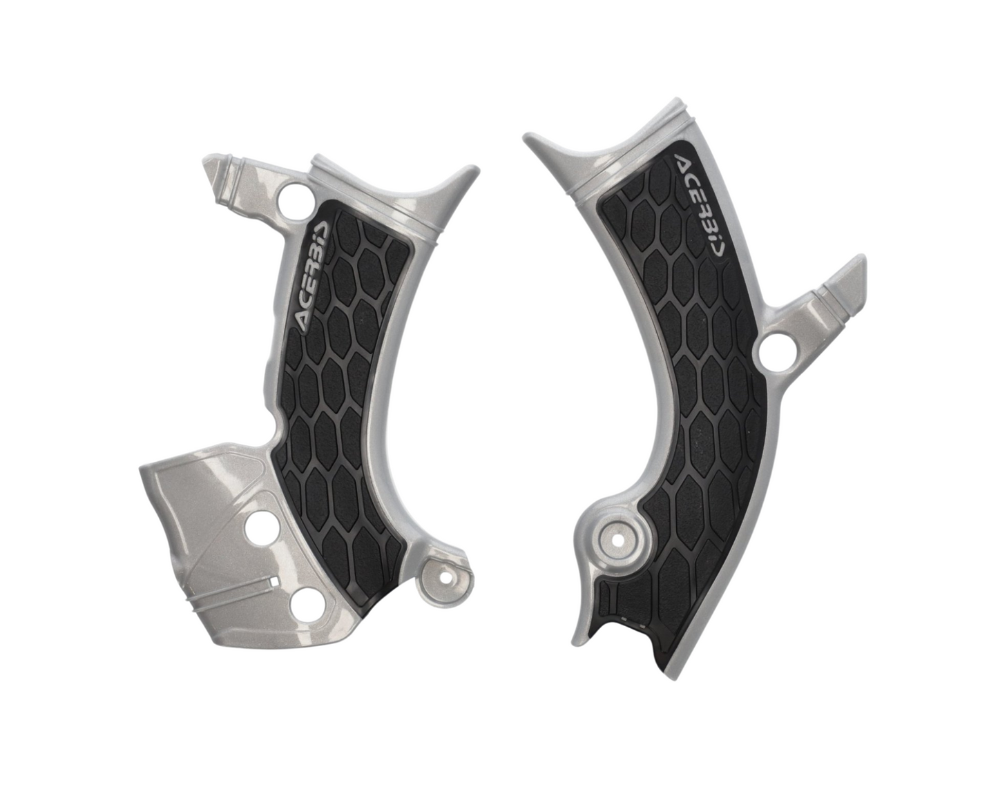 ACERBIS YAMAHA YZ450F 23-25 YZ250F/YZ450FX 24-25 YZ250FX 2025 SILVER/BLACK X-GRIP FRAME GUARD