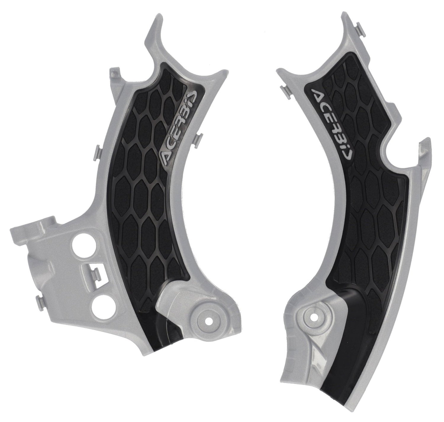 ACERBIS HONDA CRF250R/CRF450R 2025 SILVER/BLACK X-GRIP FRAME GUARD