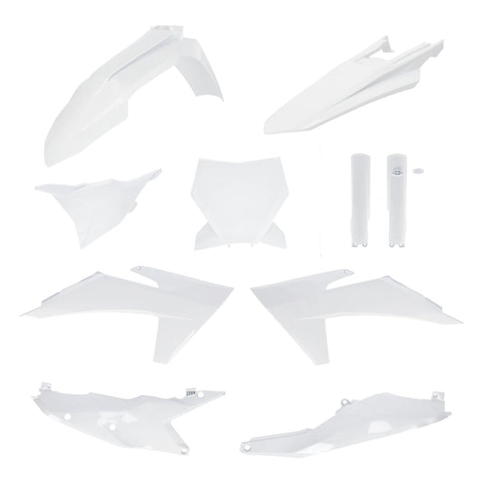 ACERBIS KTM SX/SX-F/XC/XC-F 23-25 WHITE [2023-2024 SHAPE] PLASTICS KIT