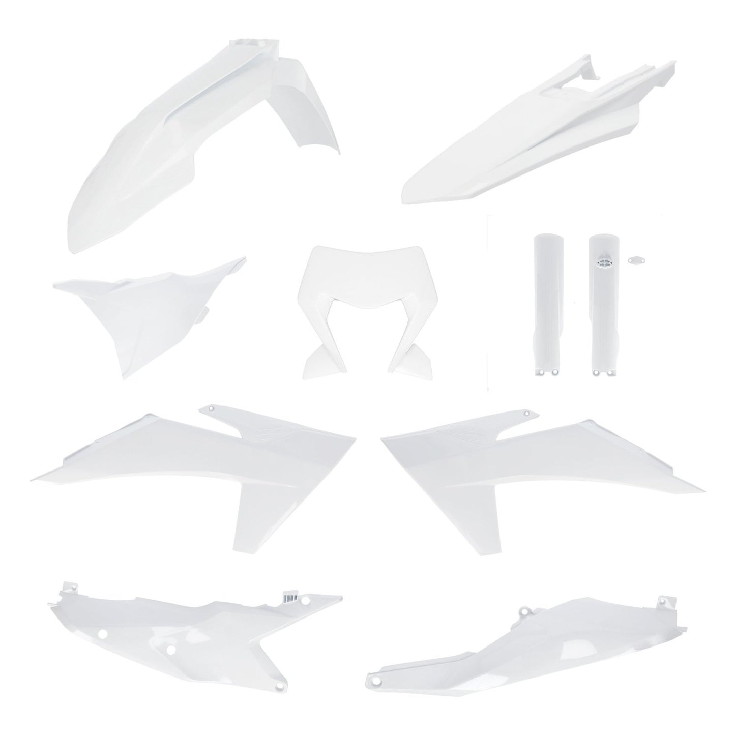 ACERBIS KTM EXC/EXC-F 24-25 WHITE PLASTICS KIT