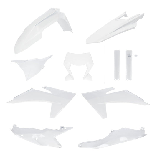 ACERBIS KTM EXC/EXC-F 24-25 WHITE PLASTICS KIT