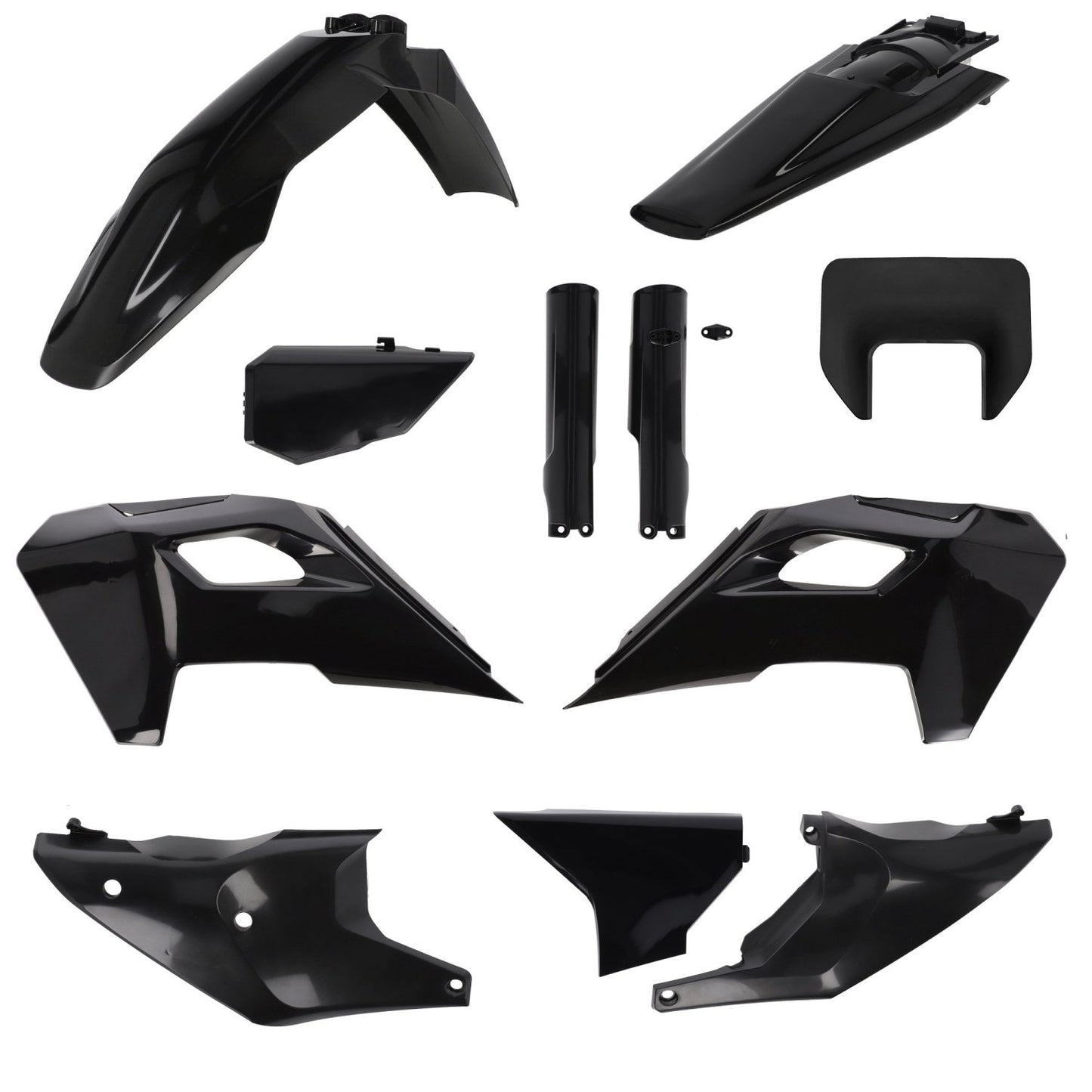 ACERBIS HUSQVARNA FE / TE 24-25 BLACK PLASTICS KIT