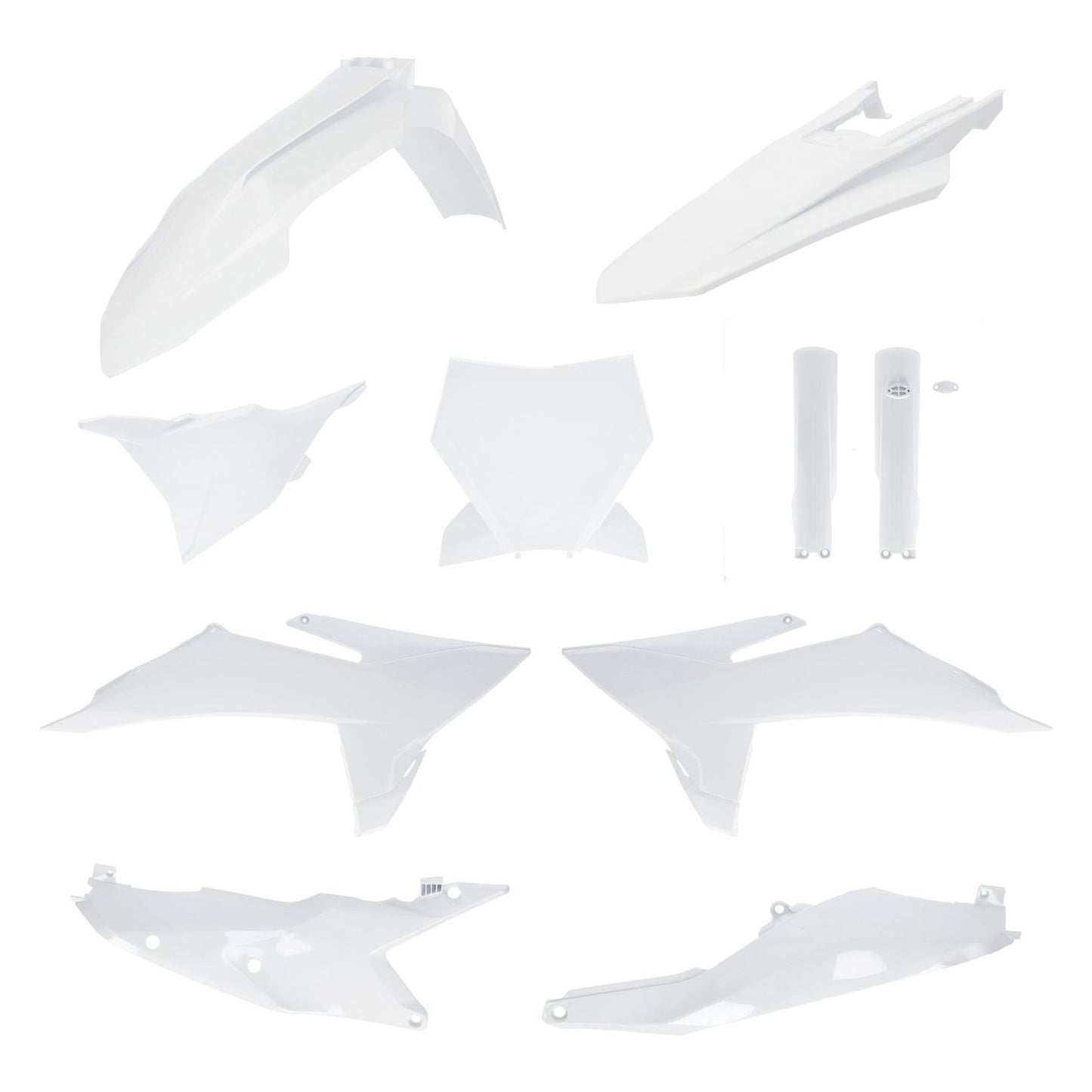 ACERBIS KTM SX/SX-F/XC/XC-F 23-25 WHITE [2025 SHAPE] PLASTICS KIT