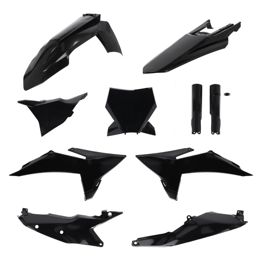 ACERBIS KTM SX/SX-F/XC/XC-F 23-25 BLACK PLASTICS KIT