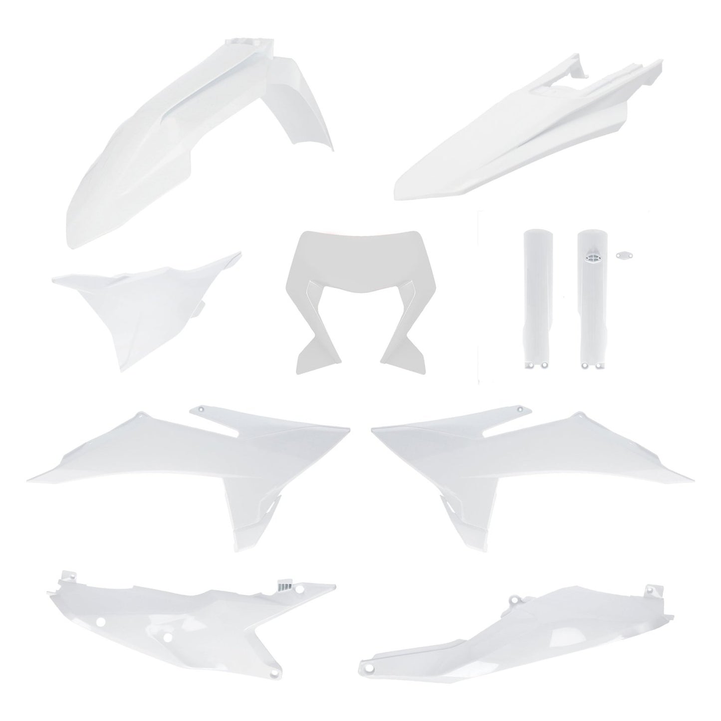 ACERBIS KTM EXC/EXC-F 2026 WHITE PLASTICS KIT