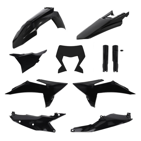 ACERBIS KTM EXC/EXC-F 2026 BLACK PLASTICS KIT