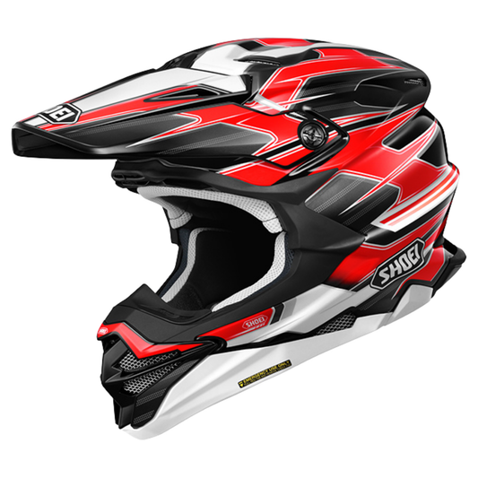 SHOEI VFX-WR06 SPARKLE TC-1 RED/BLACK/WHITE HELMET