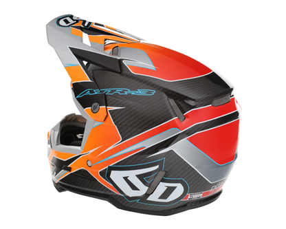 6D ATR-3 REFLEX GLOSS NEON ORANGE YOUTH HELMET