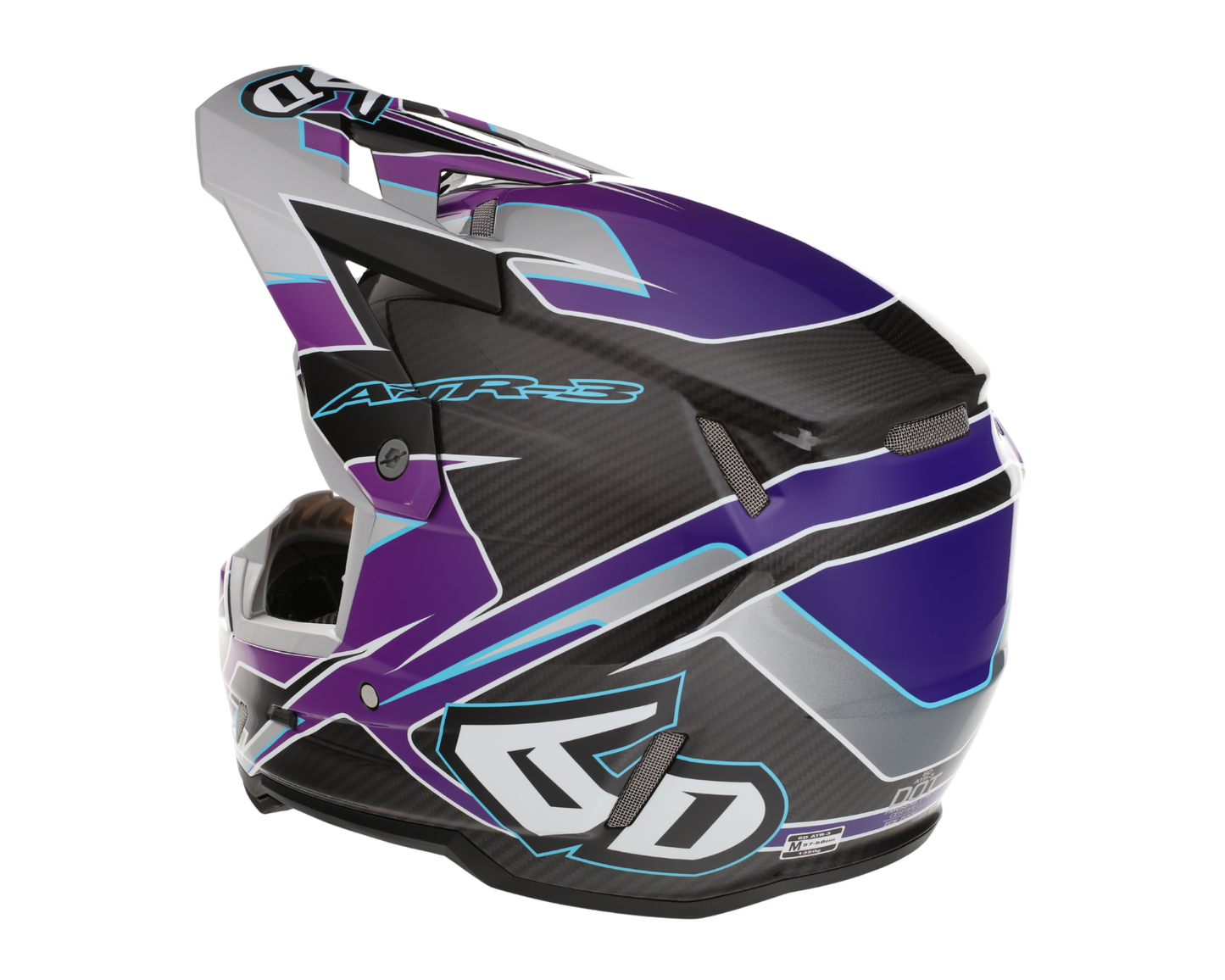 6D ATR-3 REFLEX GLOSS PURPLE HELMET