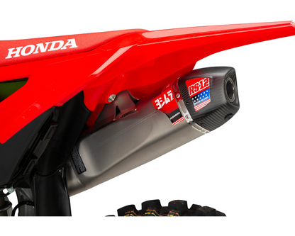 YOSHIMURA HONDA CRF450R/CRF450RX 25-26 RS-12 TITANIUM FULL SYSTEM WITH CARBON END CAP
