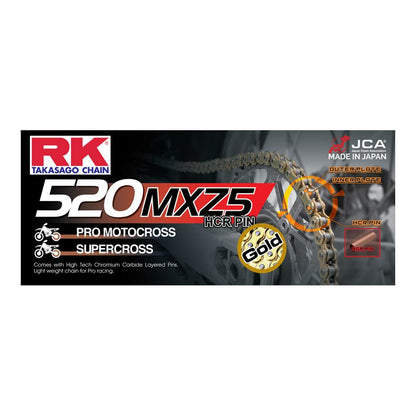 RK CHAINS 520MXZ4 120L RACE CHAIN