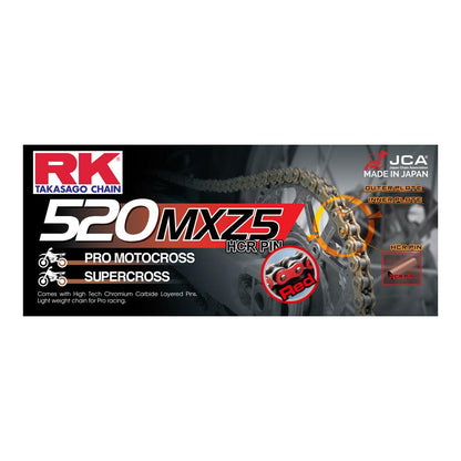 RK CHAINS 520MXZ4 120L RACE CHAIN