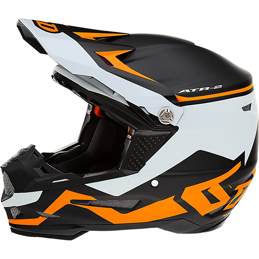6D ATR-2 DRIVE NEON ORANGE YOUTH HELMET