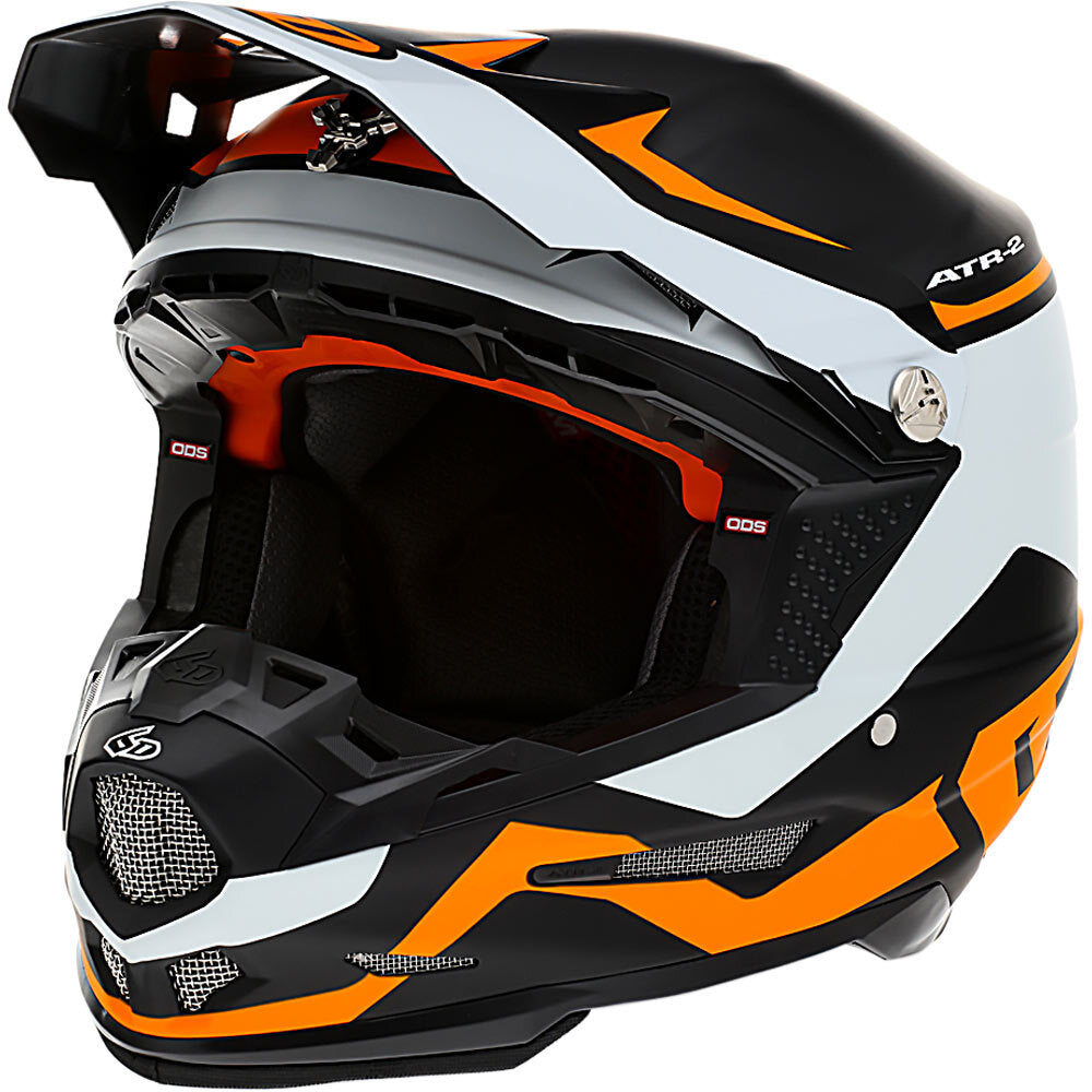 6D ATR-2 DRIVE NEON ORANGE YOUTH HELMET