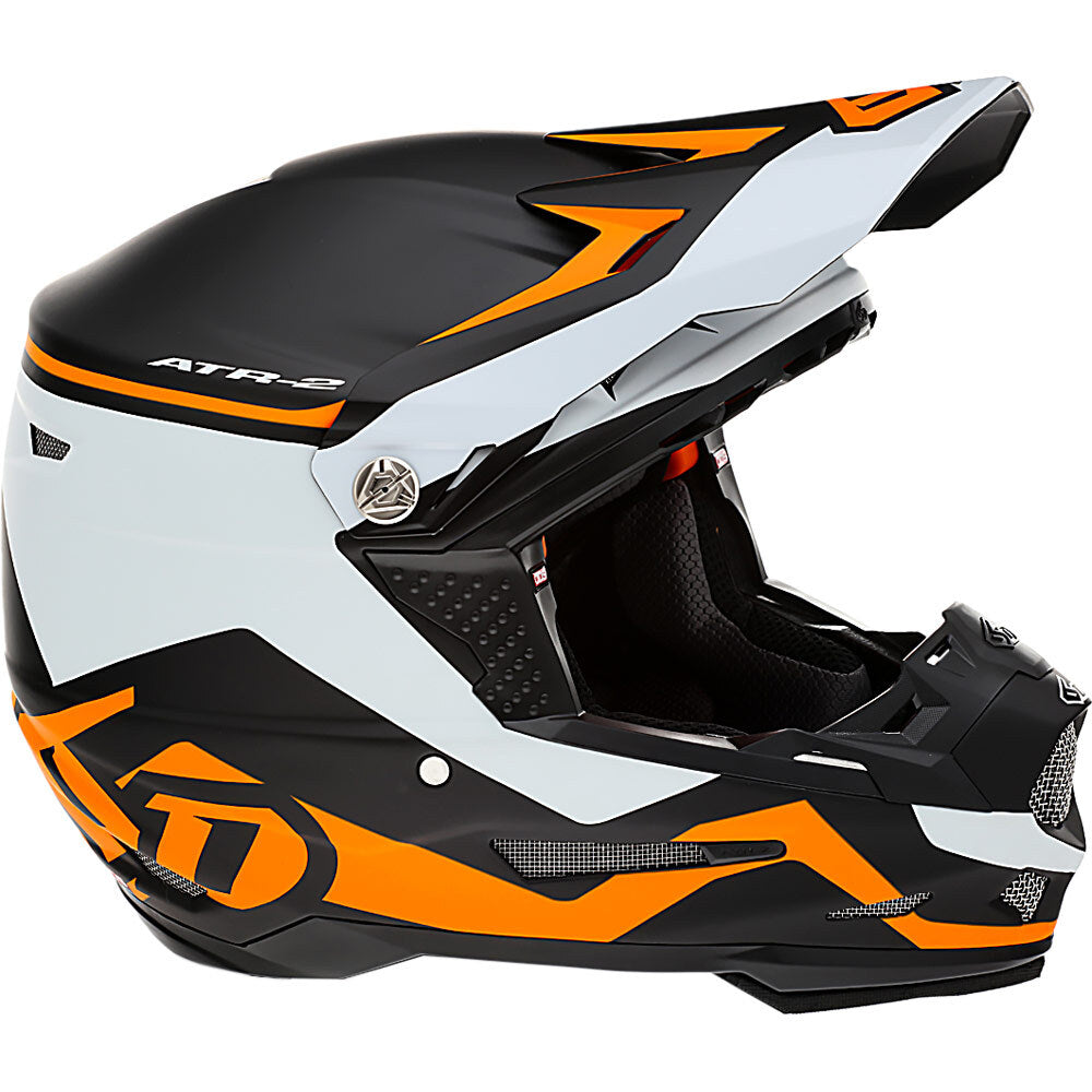6D ATR-2 DRIVE NEON ORANGE YOUTH HELMET