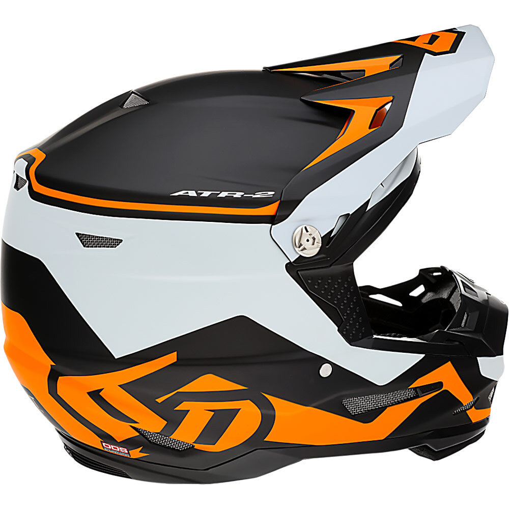6D ATR-2 DRIVE NEON ORANGE YOUTH HELMET