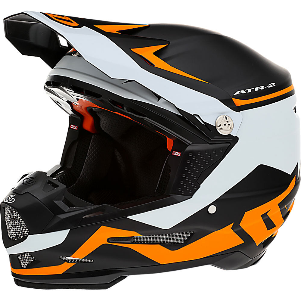 6D ATR-2 DRIVE NEON ORANGE YOUTH HELMET