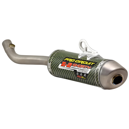 PRO CIRCUIT YAMAHA YZ125 02-21 YZ125X 20-22 RV SPEC TI-2 SHORTY TITANIUM SILENCER