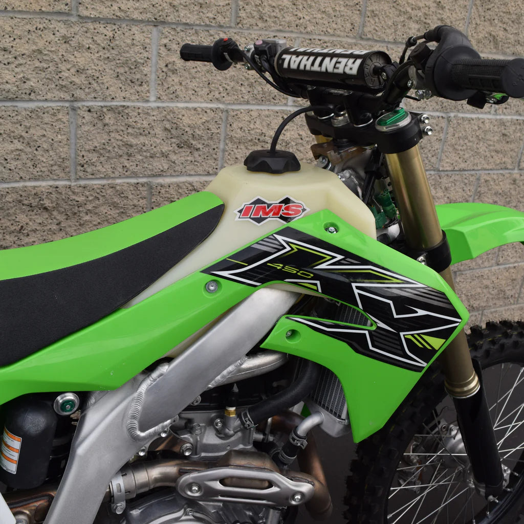 IMS 11L (2.9 GAL #13164) CLEAR FUEL TANK KAWASAKI KX450F 19-25 KX250F/KX250X/KX450X 21-25