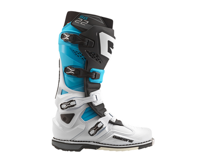 GAERNE LE SG-22 WHITE/BLACK/LIGHT BLUE BOOTS