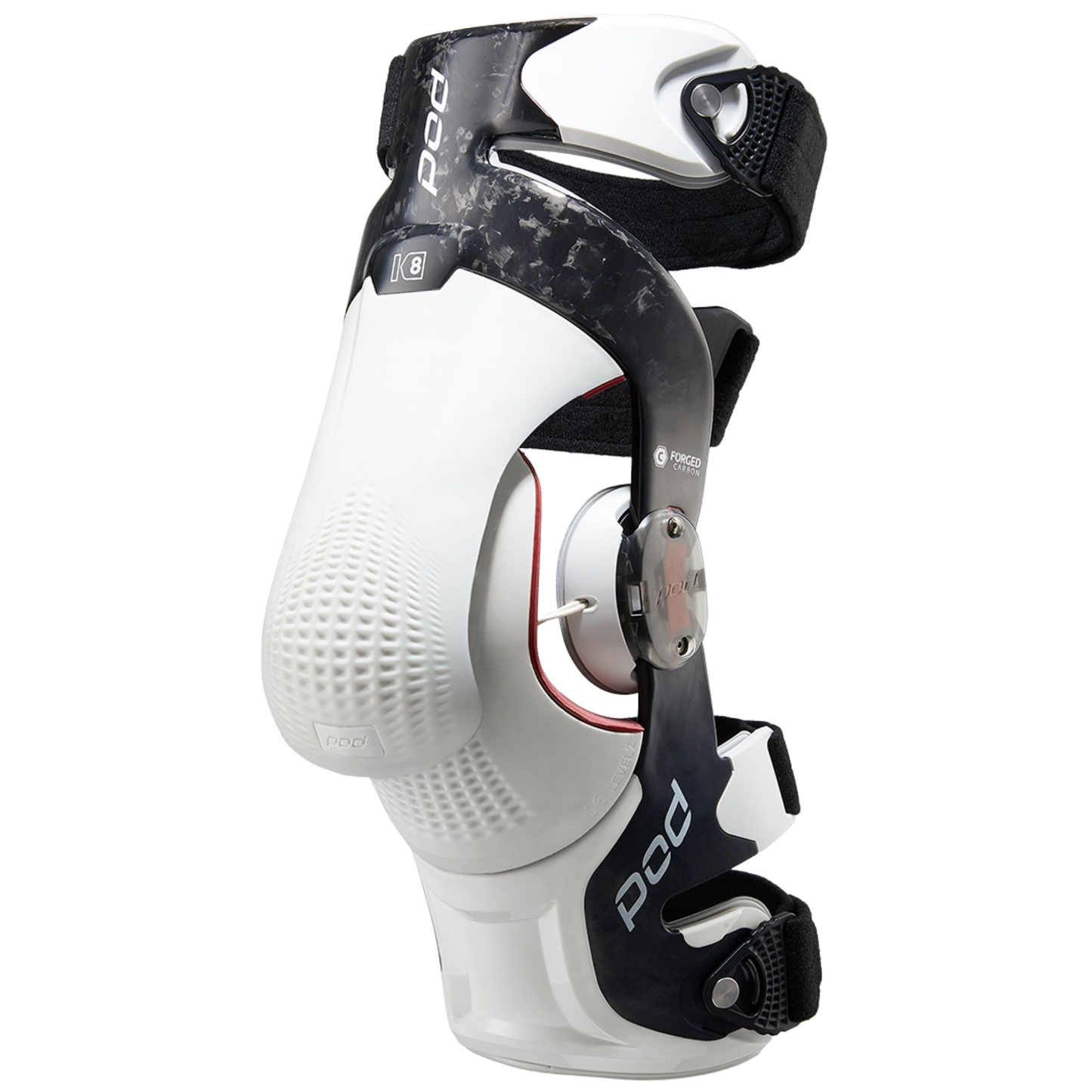 POD K8 3.0 CARBON / WHITE KNEE BRACE SET