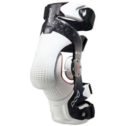POD K8 3.0 CARBON / WHITE KNEE BRACE SET
