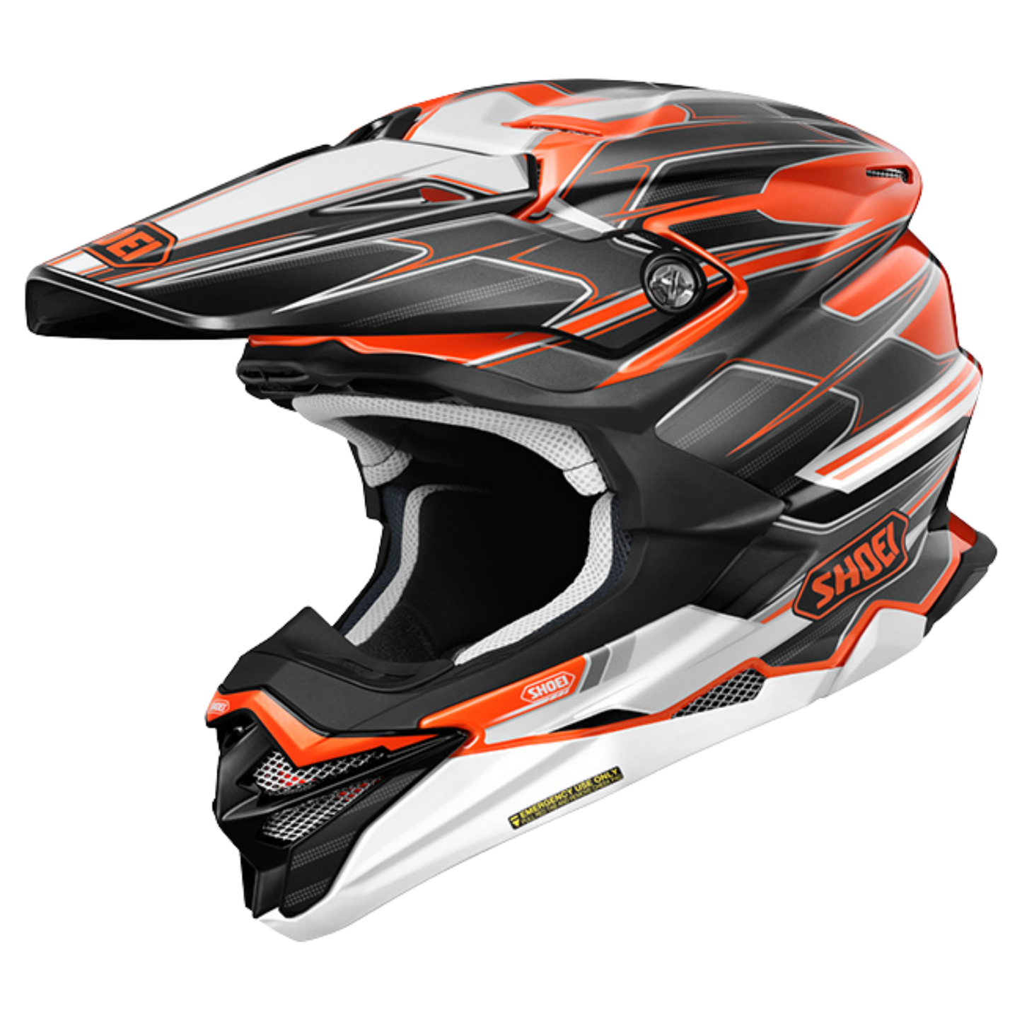 SHOEI VFX-WR06 SPARKLE TC-8 ORANGE/BLACK/WHITE HELMET