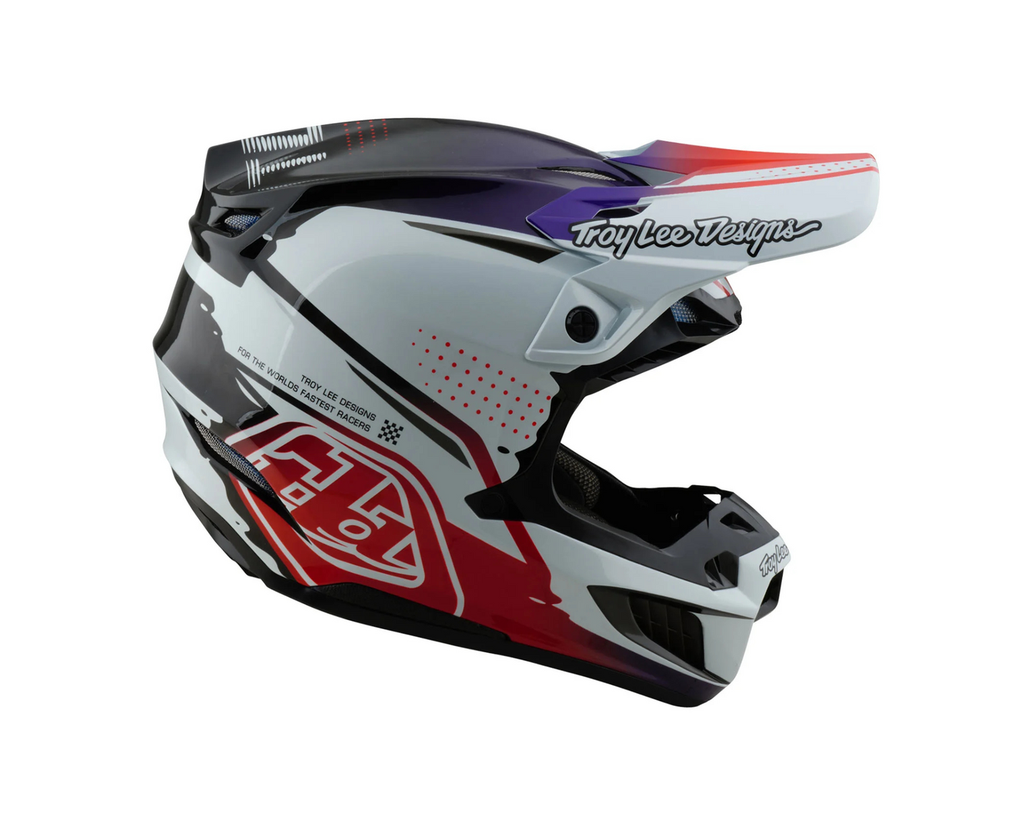 TROY LEE DESIGNS 2025 SE5 CARBON DRIP BLACK HELMET