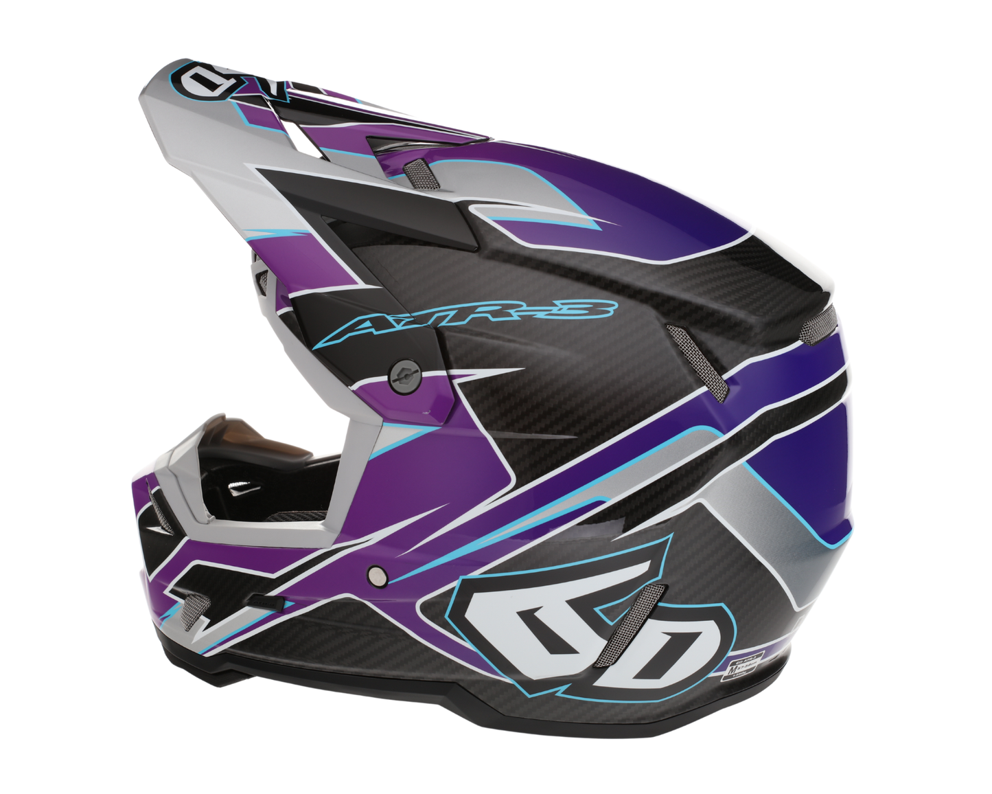 6D ATR-3 REFLEX GLOSS PURPLE HELMET
