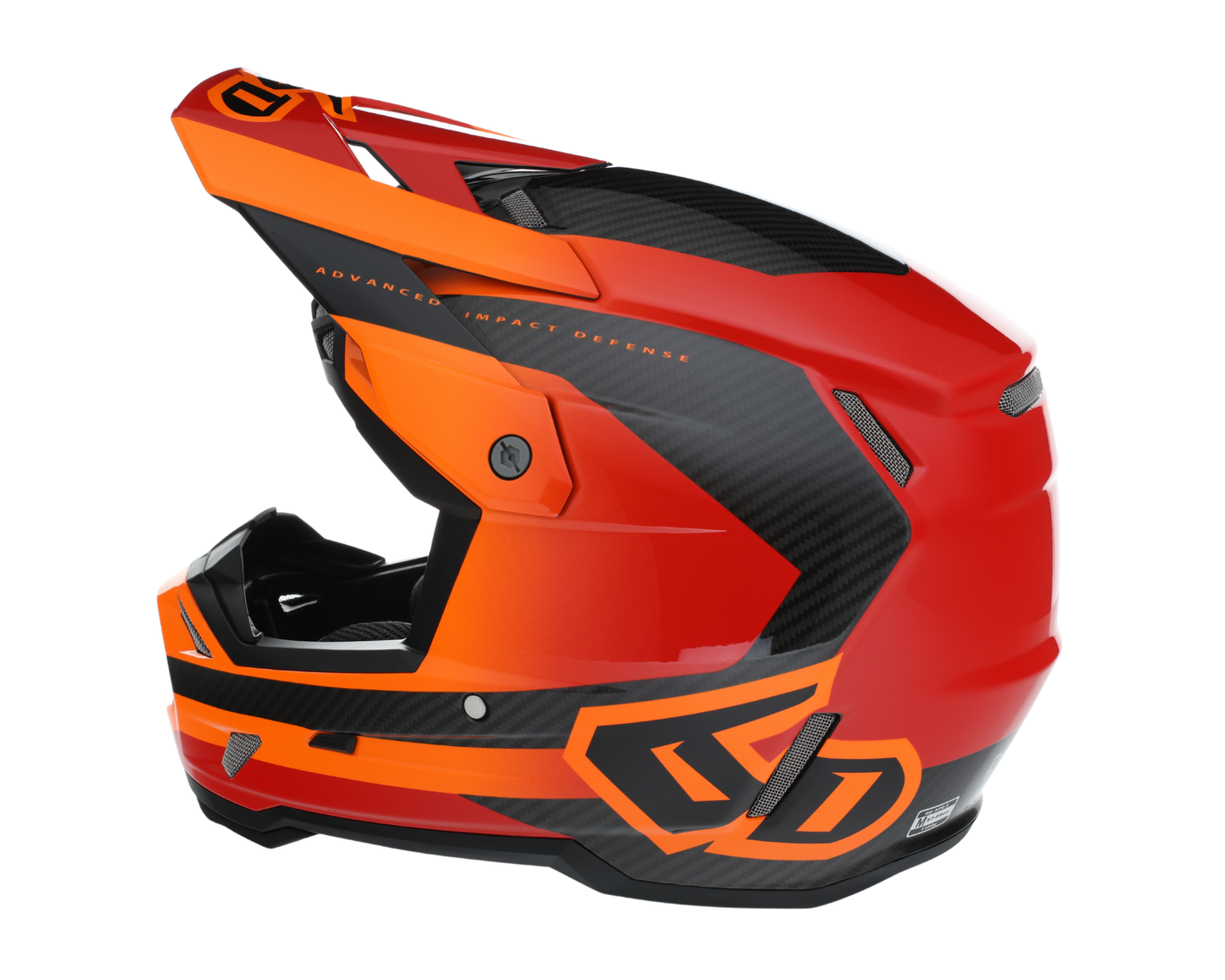 6D ATR-3 PURE GLOSS RED HELMET